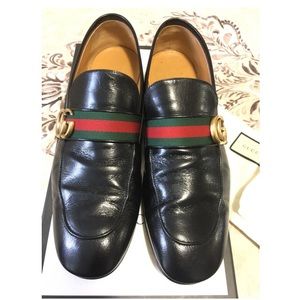 Gucci Donnie webbed loafers